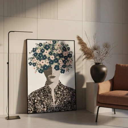 mockup quadro Giardino Interiore
