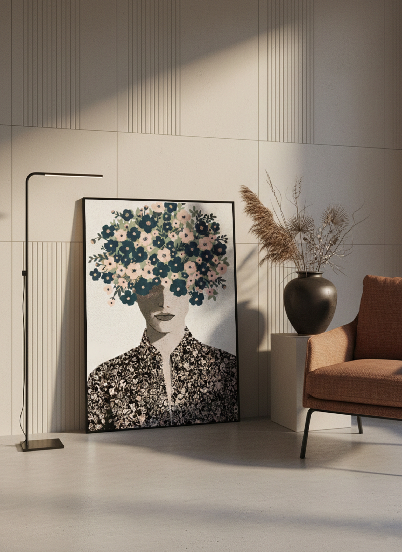 Giardino Interiore mockup quadro Giardino Interiore