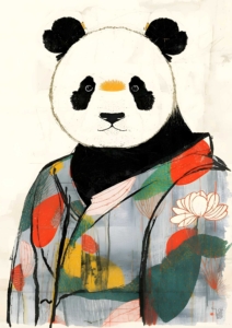 Quadro Kimono Zen