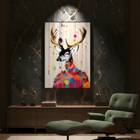 mockup quadro Linfa Fluorescente
