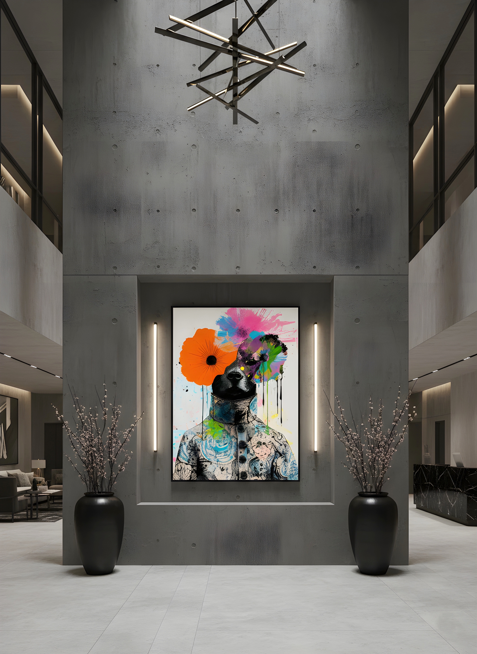 Metamorfosi mockup quadro Metamorfosi Pop