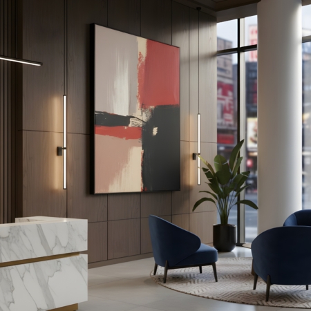 mockup quadro Orizzonti Verticali