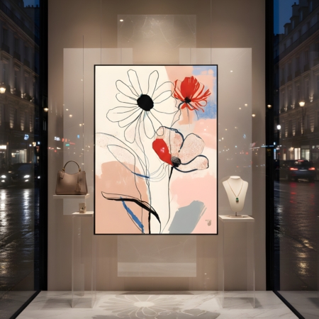 mockup quadro Sinfonia Botanica