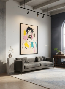 Soglia di Sguardo II mockup quadro Soglia di Sguardo II