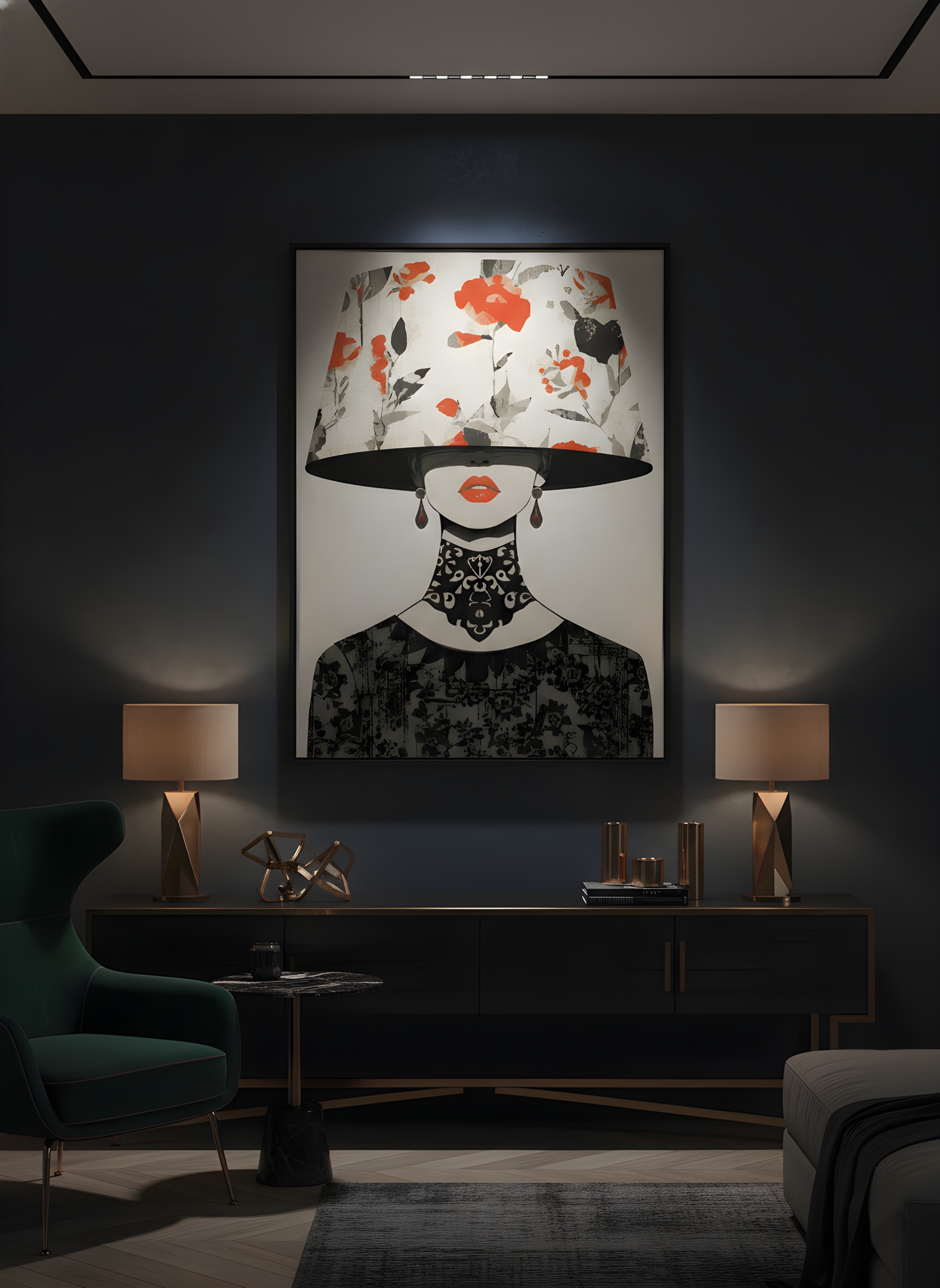 Tessuto di Sè mockup quadro Tessuto di Sé