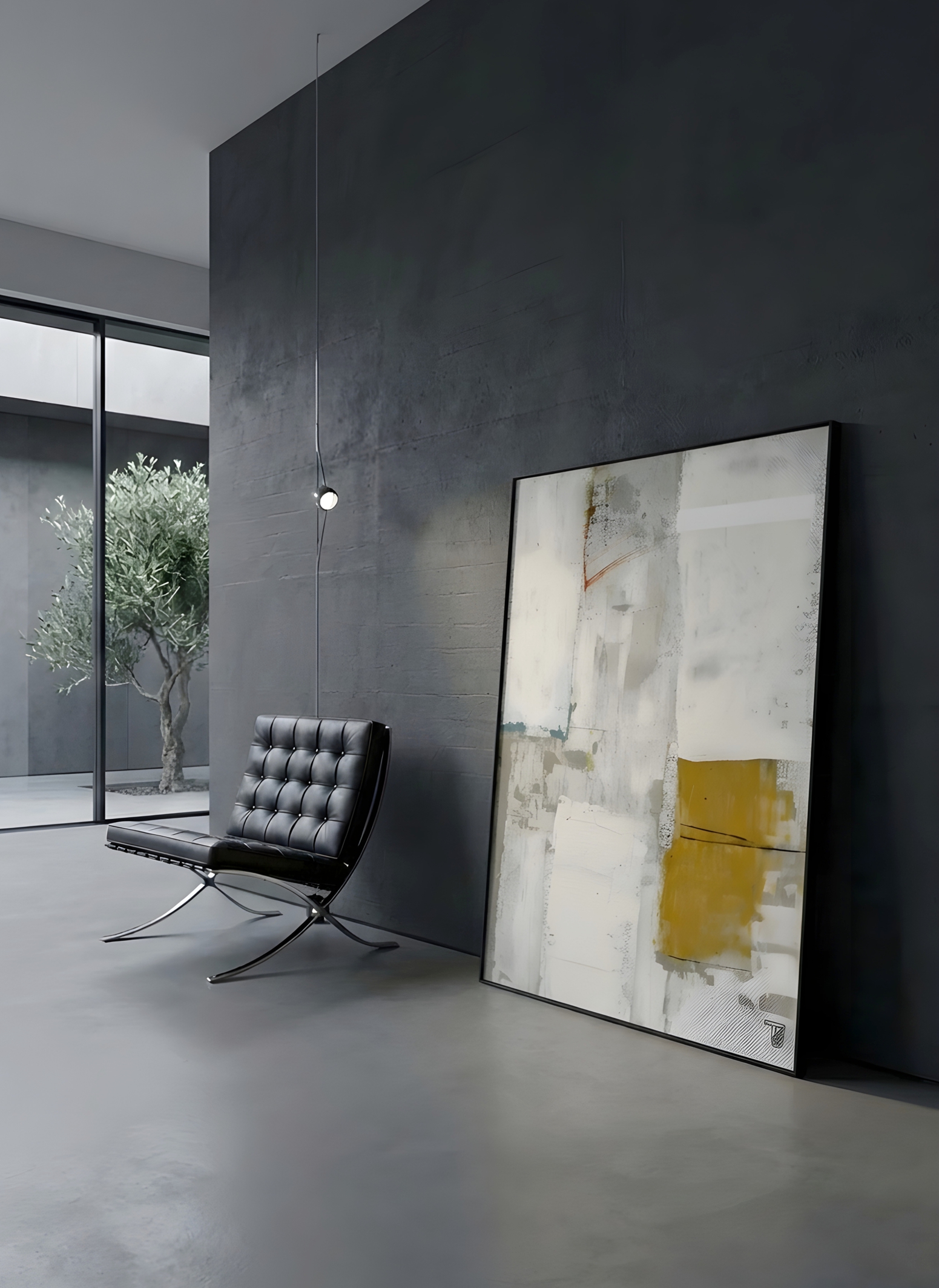 bagliore mockup quadro Bagliore Mattutino