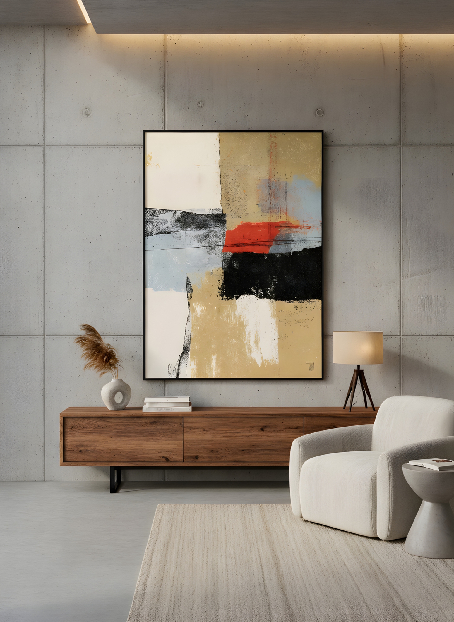 contrasto residuo mockup quadro Contrasto Residuo