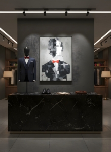 Frammenti di Gentleman mockup quadro Frammenti di Gentleman