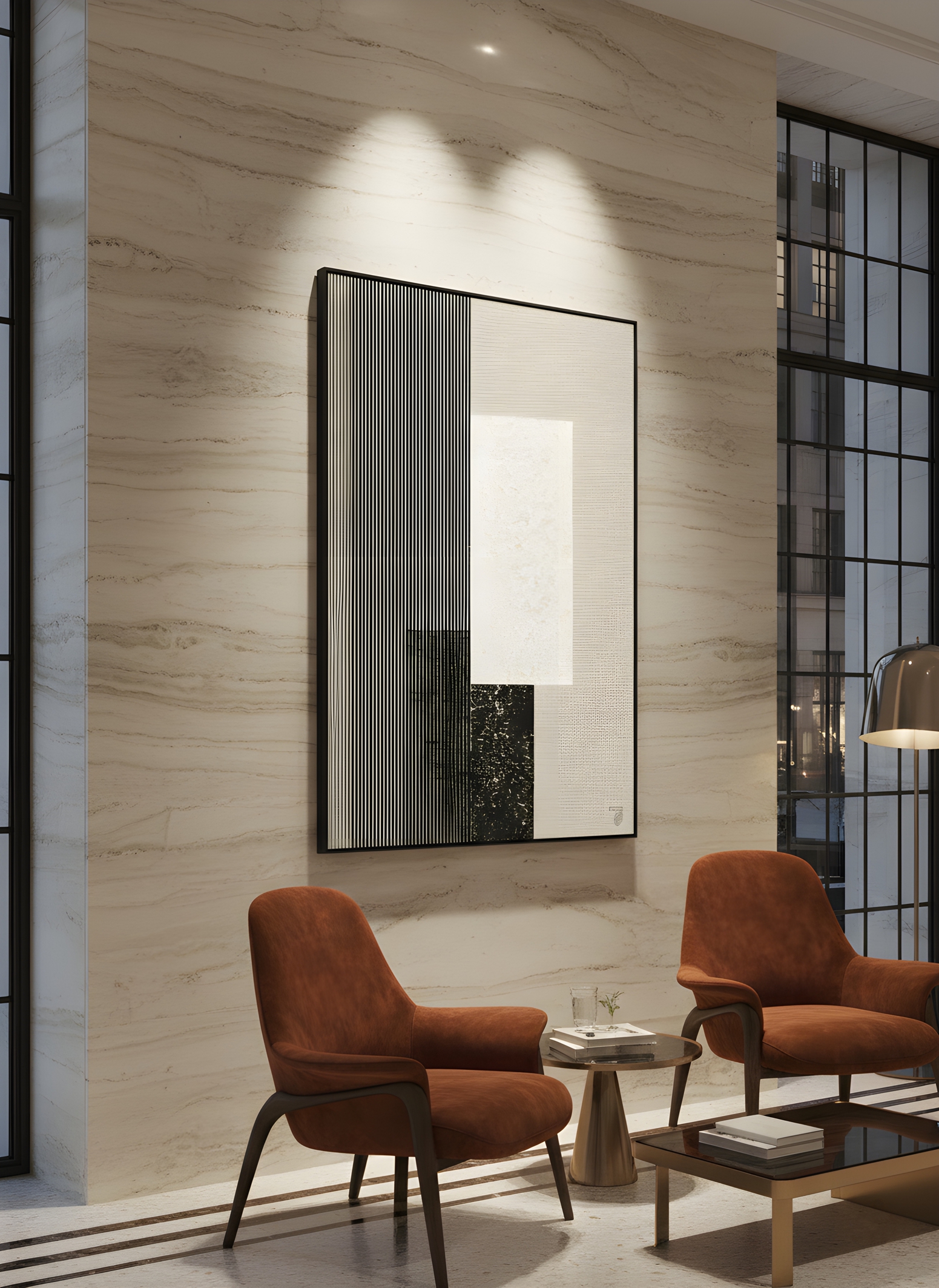 Struttura n.9 mockup quadro Struttura n°9