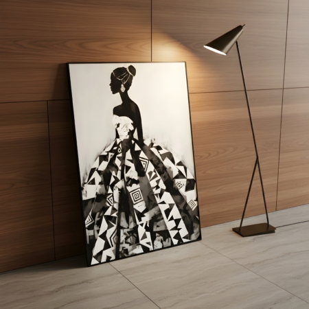 mockup quadro Geometrie Notturne